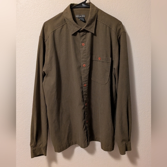 REI Other - REI Olive Button-Up Shirt
